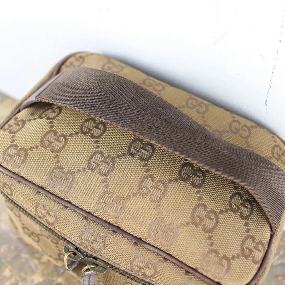 GUCCI GG CANVAS VANITY BAG/ COSMETIC CASE - Picture 3 of 9